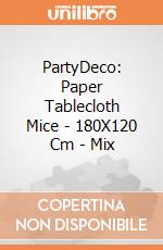 PartyDeco: Paper Tablecloth Mice - 180X120 Cm - Mix giochi