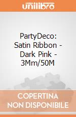 PartyDeco: Satin Ribbon - Dark Pink - 3Mm/50M giochi