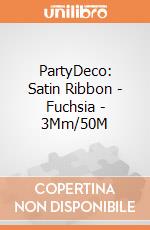PartyDeco: Satin Ribbon - Fuchsia - 3Mm/50M giochi