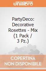 PartyDeco: Decorative Rosettes - Mix (1 Pack / 3 Pz.) giochi