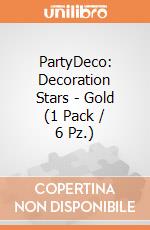 PartyDeco: Decoration Stars - Gold (1 Pack / 6 Pz.) giochi