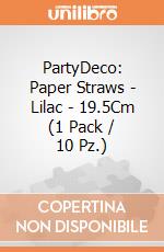 PartyDeco: Paper Straws - Lilac - 19.5Cm (1 Pack / 10 Pz.) giochi