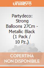 Partydeco: Strong Balloons 27Cm - Metallic Black (1 Pack / 10 Pz.) giochi