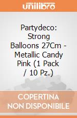 Partydeco: Strong Balloons 27Cm - Metallic Candy Pink (1 Pack / 10 Pz.) giochi
