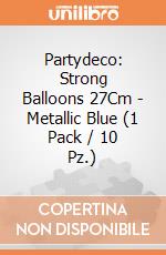 Partydeco: Strong Balloons 27Cm - Metallic Blue (1 Pack / 10 Pz.) giochi