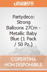 Partydeco: Strong Balloons 27Cm - Metallic Baby Blue (1 Pack / 50 Pz.) giochi