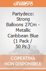 Partydeco: Strong Balloons 27Cm - Metallic Caribbean Blue (1 Pack / 50 Pz.) giochi
