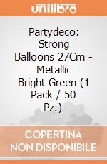 Partydeco: Strong Balloons 27Cm - Metallic Bright Green (1 Pack / 50 Pz.) giochi