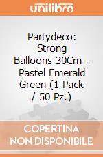 Partydeco: Strong Balloons 30Cm - Pastel Emerald Green (1 Pack / 50 Pz.) giochi
