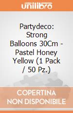 Partydeco: Strong Balloons 30Cm - Pastel Honey Yellow (1 Pack / 50 Pz.) giochi