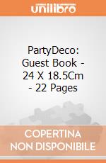 PartyDeco: Guest Book - 24 X 18.5Cm - 22 Pages giochi