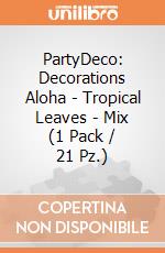 PartyDeco: Decorations Aloha - Tropical Leaves - Mix (1 Pack / 21 Pz.) giochi