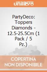 PartyDeco: Toppers Diamonds - 12.5-25.5Cm (1 Pack / 5 Pz.) giochi