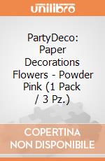 PartyDeco: Paper Decorations Flowers - Powder Pink (1 Pack / 3 Pz.) giochi