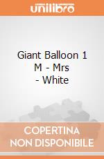 Giant Balloon 1 M - Mrs - White giochi