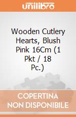 Wooden Cutlery Hearts, Blush Pink 16Cm (1 Pkt / 18 Pc.) giochi