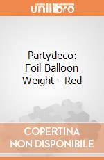 Partydeco: Foil Balloon Weight - Red giochi