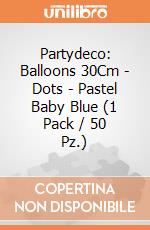 Partydeco: Balloons 30Cm - Dots - Pastel Baby Blue (1 Pack / 50 Pz.) giochi