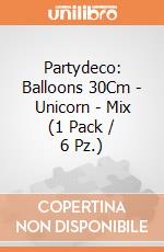 Partydeco: Balloons 30Cm - Unicorn - Mix (1 Pack / 6 Pz.) giochi
