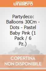 Partydeco: Balloons 30Cm - Dots - Pastel Baby Pink (1 Pack / 6 Pz.) giochi