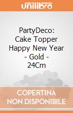 PartyDeco: Cake Topper Happy New Year - Gold - 24Cm giochi