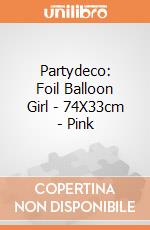 Partydeco: Foil Balloon Girl - 74X33cm - Pink giochi