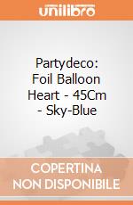 Partydeco: Foil Balloon Heart - 45Cm - Sky-Blue giochi