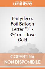 Partydeco: Foil Balloon Letter ''J'' - 35Cm - Rose Gold giochi