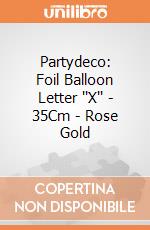 Partydeco: Foil Balloon Letter ''X'' - 35Cm - Rose Gold giochi