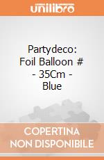 Partydeco: Foil Balloon # - 35Cm - Blue giochi