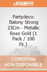 Partydeco: Balony Strong 23Cm - Metallic Rose Gold (1 Pack / 100 Pz.) giochi