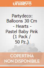 Partydeco: Balloons 30 Cm - Hearts - Pastel Baby Pink (1 Pack / 50 Pz.) giochi