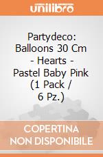 Partydeco: Balloons 30 Cm - Hearts - Pastel Baby Pink (1 Pack / 6 Pz.) giochi