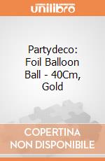 Partydeco: Foil Balloon Ball - 40Cm, Gold giochi