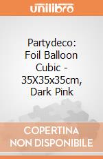 Partydeco: Foil Balloon Cubic - 35X35x35cm, Dark Pink giochi