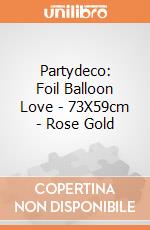 Partydeco: Foil Balloon Love - 73X59cm - Rose Gold giochi