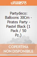Partydeco: Balloons 30Cm - Pirates Party - Pastel Black (1 Pack / 50 Pz.) giochi