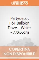 Partydeco: Foil Balloon Dove - White - 77X66cm giochi