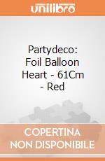 Partydeco: Foil Balloon Heart - 61Cm - Red giochi