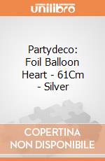 Partydeco: Foil Balloon Heart - 61Cm - Silver giochi
