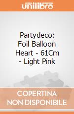 Partydeco: Foil Balloon Heart - 61Cm - Light Pink giochi