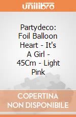 Partydeco: Foil Balloon Heart - It's A Girl - 45Cm - Light Pink giochi