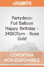Partydeco: Foil Balloon Happy Birthday - 340X35cm - Rose Gold giochi