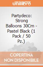 Partydeco: Strong Balloons 30Cm - Pastel Black (1 Pack / 50 Pz.) giochi