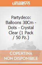 Partydeco: Balloons 30Cm - Dots - Crystal Clear (1 Pack / 50 Pz.) giochi