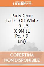 PartyDeco: Lace - Off-White - 0 -15 X 9M (1 Pc. / 9 Lm) giochi