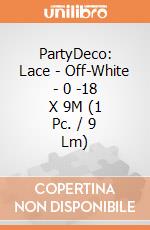 PartyDeco: Lace - Off-White - 0 -18 X 9M (1 Pc. / 9 Lm) giochi