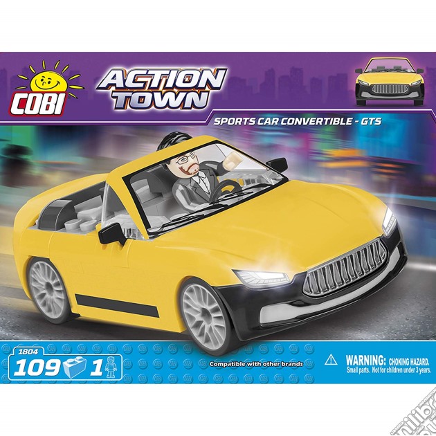 109 Pcs Action Town/1804/ Sports Car Convertible-Gts gioco