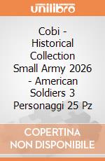 Cobi - Historical Collection Small Army 2026 - American Soldiers 3 Personaggi 25 Pz gioco di Cobi