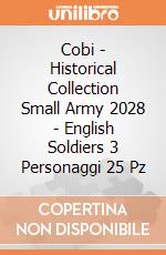 Cobi - Historical Collection Small Army 2028 - English Soldiers 3 Personaggi 25 Pz gioco di Cobi